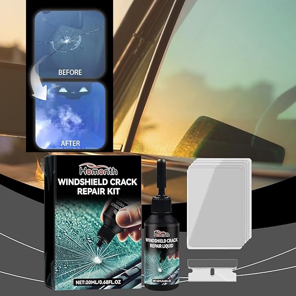 2PCS WINDSHIELD CRACK REPAIR KIT, WINDSHIELD REPAIR TOOL KIT CHIPS AND GAPS AUTO GLASS REPAIR TOOL, CAR WINDSHIELD GAP REPAIR FLUID AUTO WINDSHIELD REPAIR TOOL, QUICK REPAIR WINDSHIELD REPAIR TOOL
