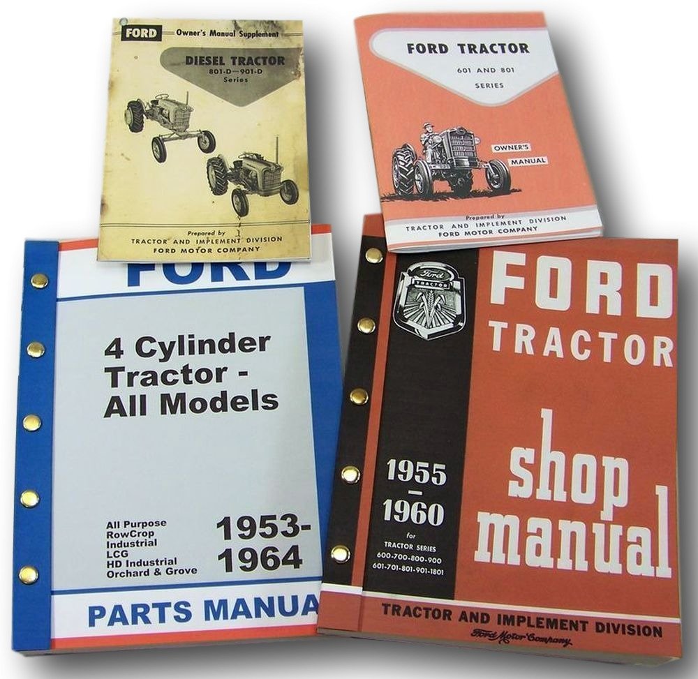 Amazon.com: Ford 861D 871D Diesel Tractor Owner Operators Parts Repair  Service Shop Manuals: Industrial & Scientific