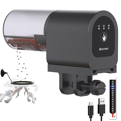 Aysoner Automatic Fish Feeder for Aquarium: Fish Food Vacation