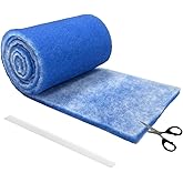 Air Vent Filters,20''x90'' Cut to Fit Air Filter Material,MERV 8 Reusable 3-Layer Air Vent Filter for Home Floor, Grilles, Ceiling, HVAC Furnace Vents, With Adhesive Tape