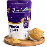 Danodia Foods USDA Organic Proso Millet Whole Grain, Gluten-Free, 2 lb | Proso millet; for porridge, khichdi, upma, bowls, salads and rice-style meals; Gluten-Free, Low GI, Non-GMO; US pantry staple
