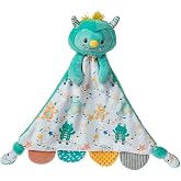 Mary Meyer Lovey Baby &amp; Toddler Stuffed Animal Activity Blanket Plush Soft Snuggle Toy, 12-Inches, Mookie Monster