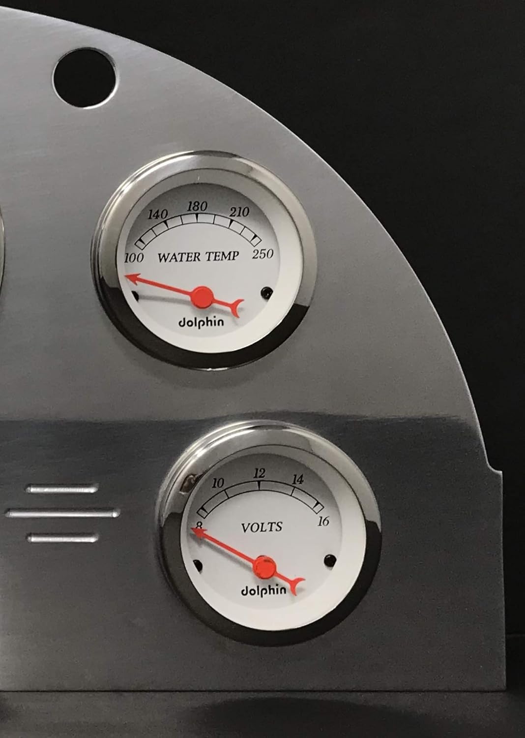 aftermarket instrument cluster ford f350 on Amazon Com Dolphin Gauges Compatible With 1956 Ford Car Car 5 Gauge Dash Cluster Panel Set Programmable White Automotive