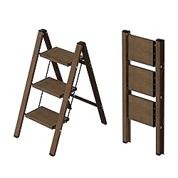 Taranta 3 Step Ladder,Aluminum Lightweight Folding