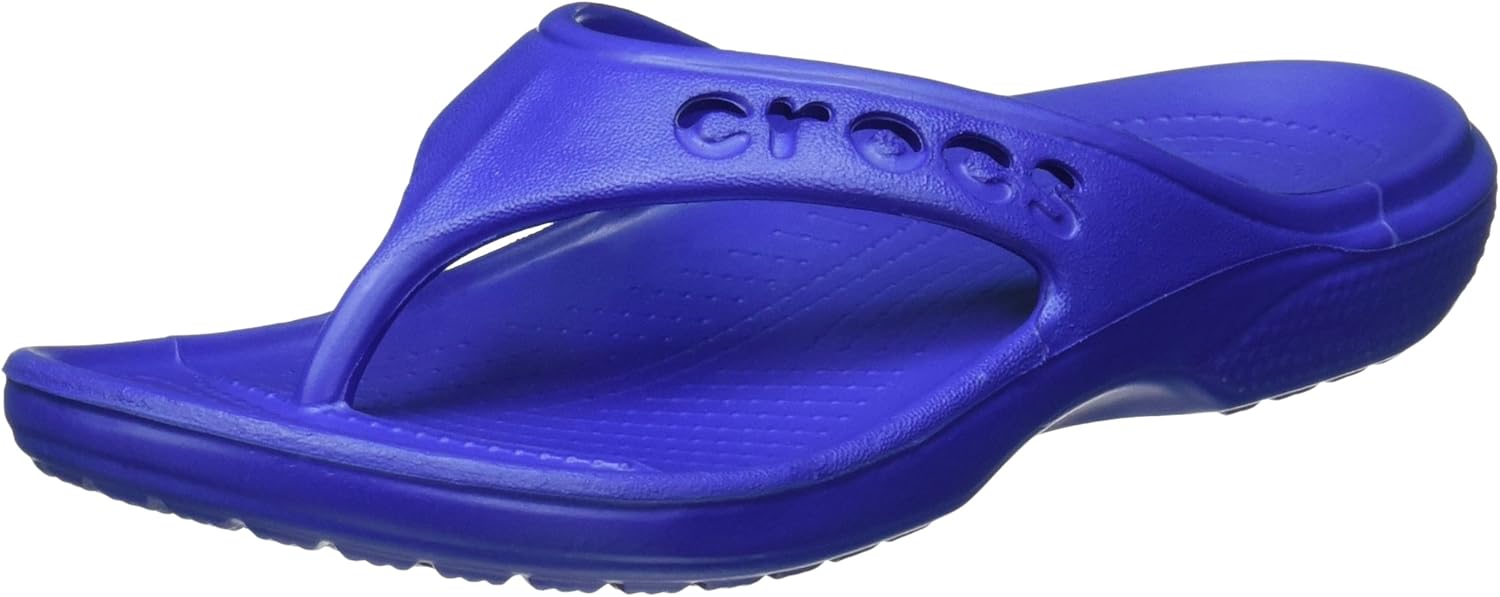 crocs baya flip flops mens