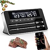 Meat Thermometer Wireless with 2 Probes, 800FT