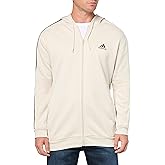 adidas mens Essentials Fleece 3-stripes Full-zip