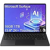 Microsoft Surface Laptop 7 AI PC, Snapdragon X Plus, 16GB DDR5, 1TB SSD | 13.8" 2K+ Touchscreen, Business Copilot+ PC, > Intel i7-1355U, 20-Hr Long Battery Life, IR Webcam, Wi-Fi 7, Windows 11, Black