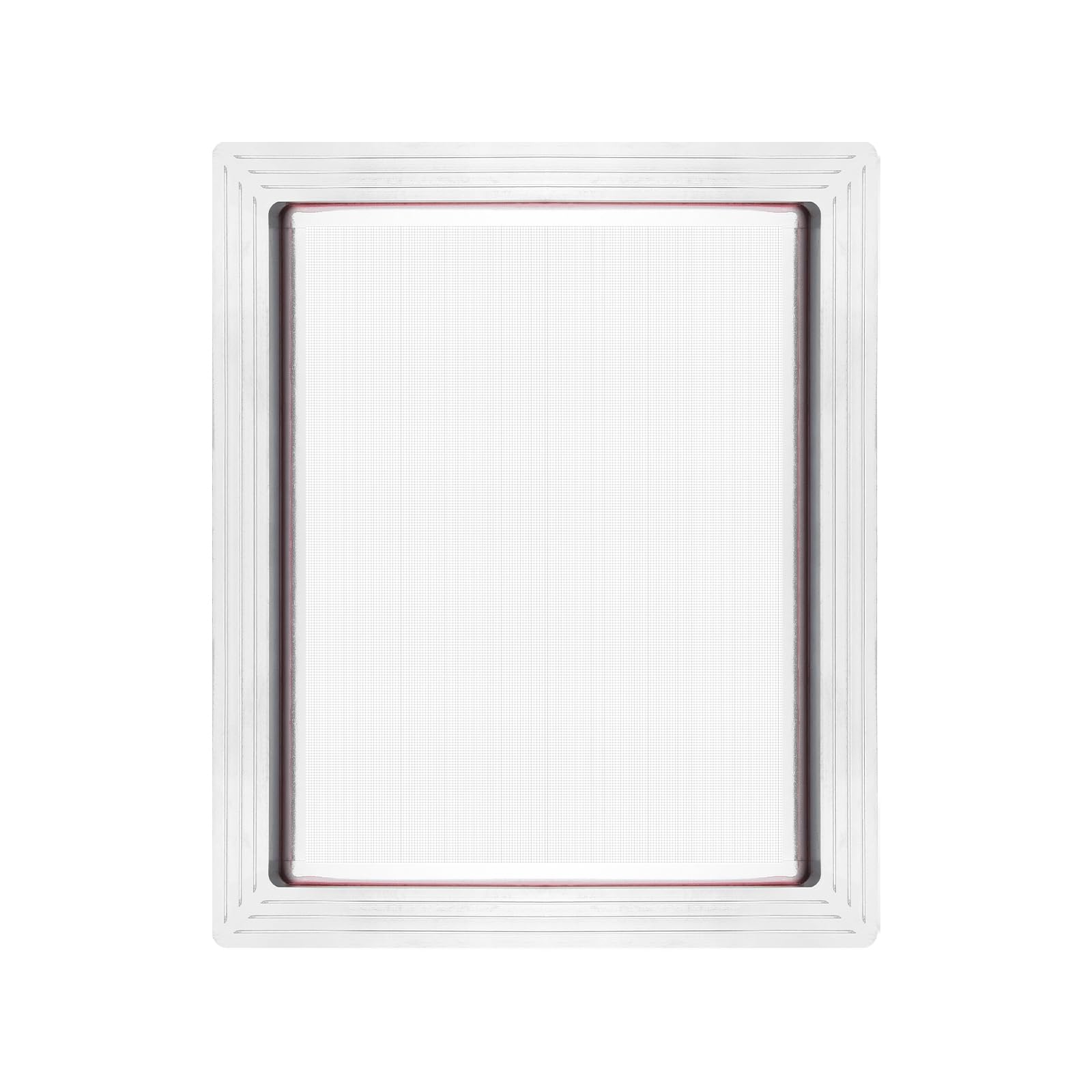PATIKIL 13.3x9.4 Inch Aluminum Silk Screen Printing Frames with 160 White Mesh, Silk Screen Printing Frame for Screen Printing, Silver