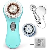 Clarisonic Mia 2 Electric Face Cleansing Brush with 2 Brush Heads, Sonic Facial Brush for Deep Cleaning & Exfoliation, Waterproof Rechargeable (Sea Breeze)