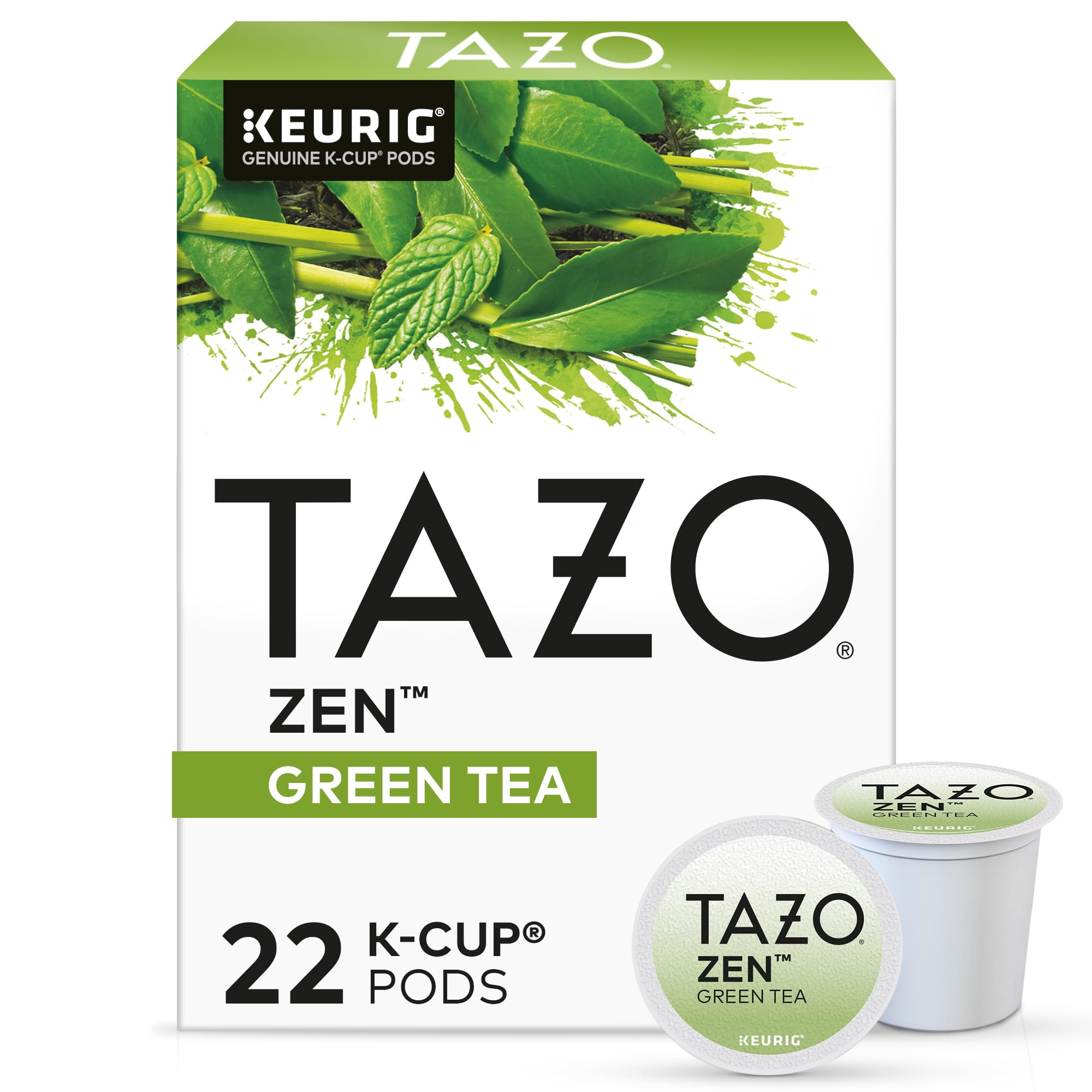 TAZO Zen Green Tea K-Cups, Green Tea Zen for Health