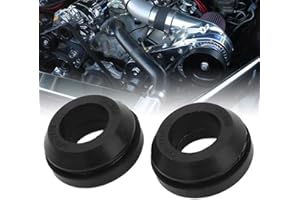 2PCS PCV Breather Valve Grommets Replacement for Chevrolet SBC BBC SBF 350 A96 Engine, Valve Cover Grommet Rubber Black