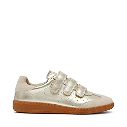 Steve Madden Women's Momentum Sneaker, Gold, 9.5
