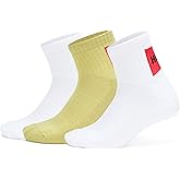 HUGO Men's Short Ribbed Label Socks (3-Pack)