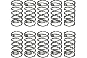 uxcell 20Pcs Compression Spring, 12mm OD, 1.2mm Wire Size, 25mm Free Length, Spring Steel Construction Extended Mechanical Co