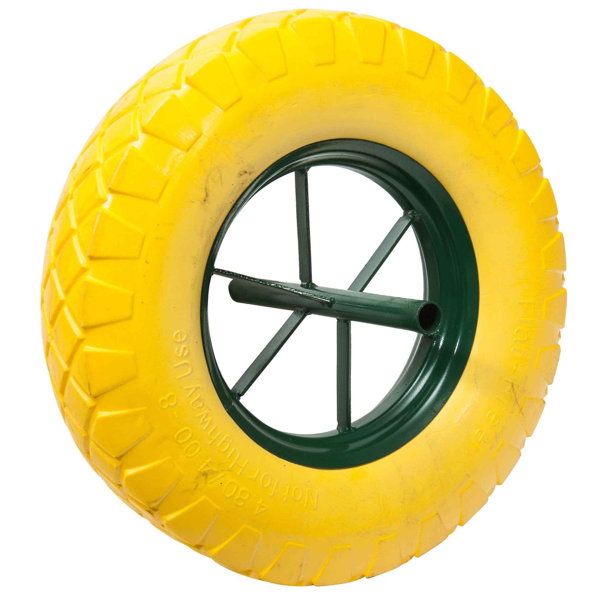 WerkaPro - Anti-fog wheel, 25.4 cm, 10358. Incrementable roller 15 385 x 95 asse da 20mm