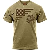 Rothco US Flag/USMC Eagle, Globe, & Anchor T Shirt