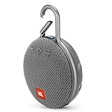 JBL Clip 3, Gray - Waterproof, Durable & Portable