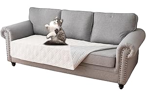 DKSLIPGO Water Resistant Dog Bed Cover Pet Blanket with Anti-Slip Back for Furniture Bed Couch Sofa (30x70 Inch,Ivory)