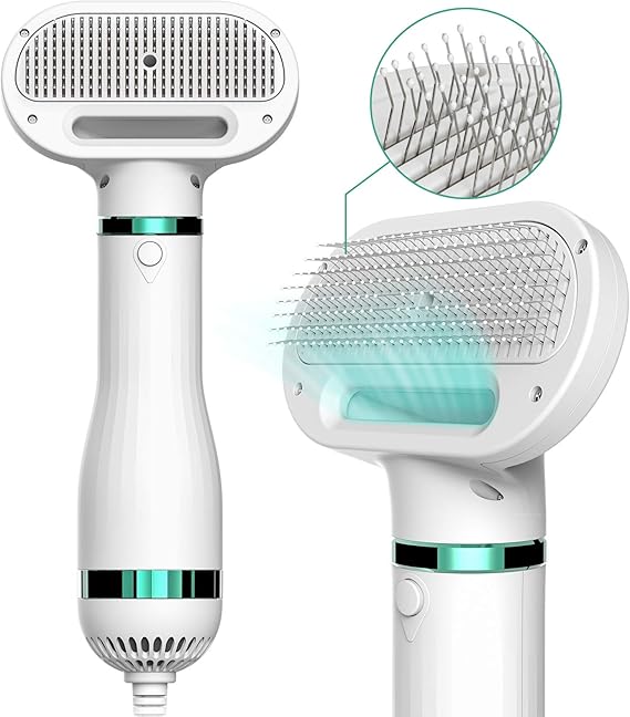 Amazon.com: iPettie Pet Hair Dryer with Slicker Brush, 2020 Upgraded, 3