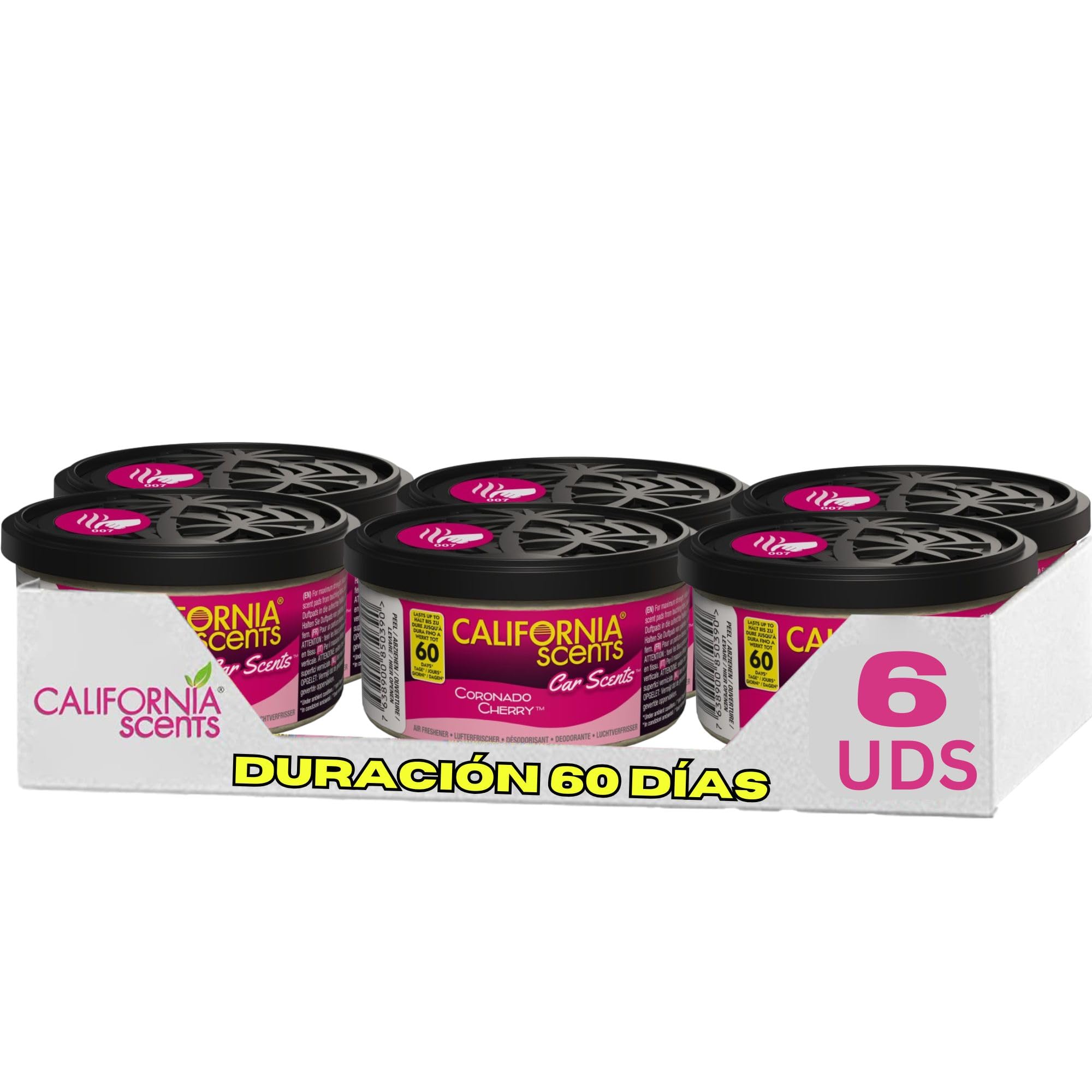 (6 Pack) California Scents Coronado Cherry Car/Home Air Freshener