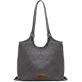 Montana West x Lee Denim Tote Bag for Women Casual Hobo Shoulder Bag & Handbags for Work, Travel, Shopping