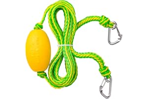 Botepon Floating Kayak Tow Rope with Clips – Quick Connect Rescue Line for Kayaks, Jet Ski Anchor Rope – Towing Rope for Tying Kayaks Together, Kayak Accessories, 12FT
