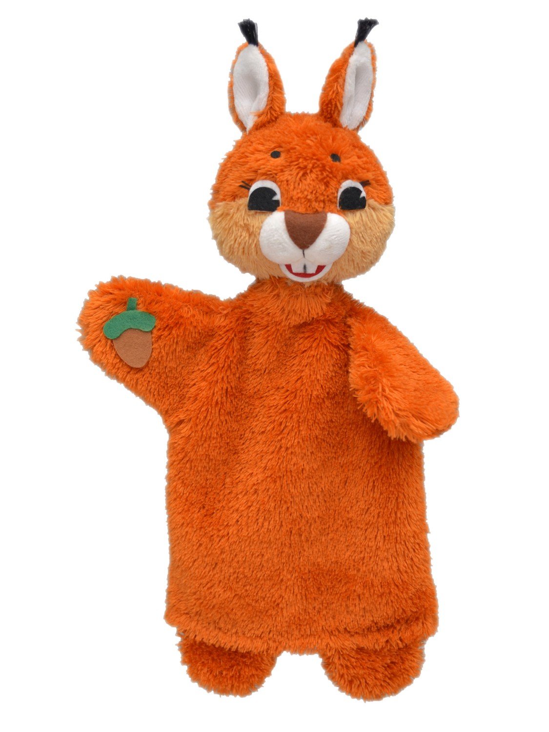 ABA Squirrel with Nut Hand Puppet, 32 cm