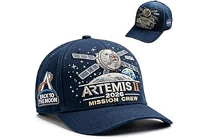 Artemis II Lunar Mission Commemorative Cap, 2026 Back to the Moon Space Hat, Astronaut Theme Baseball Cap, for Space Explore 