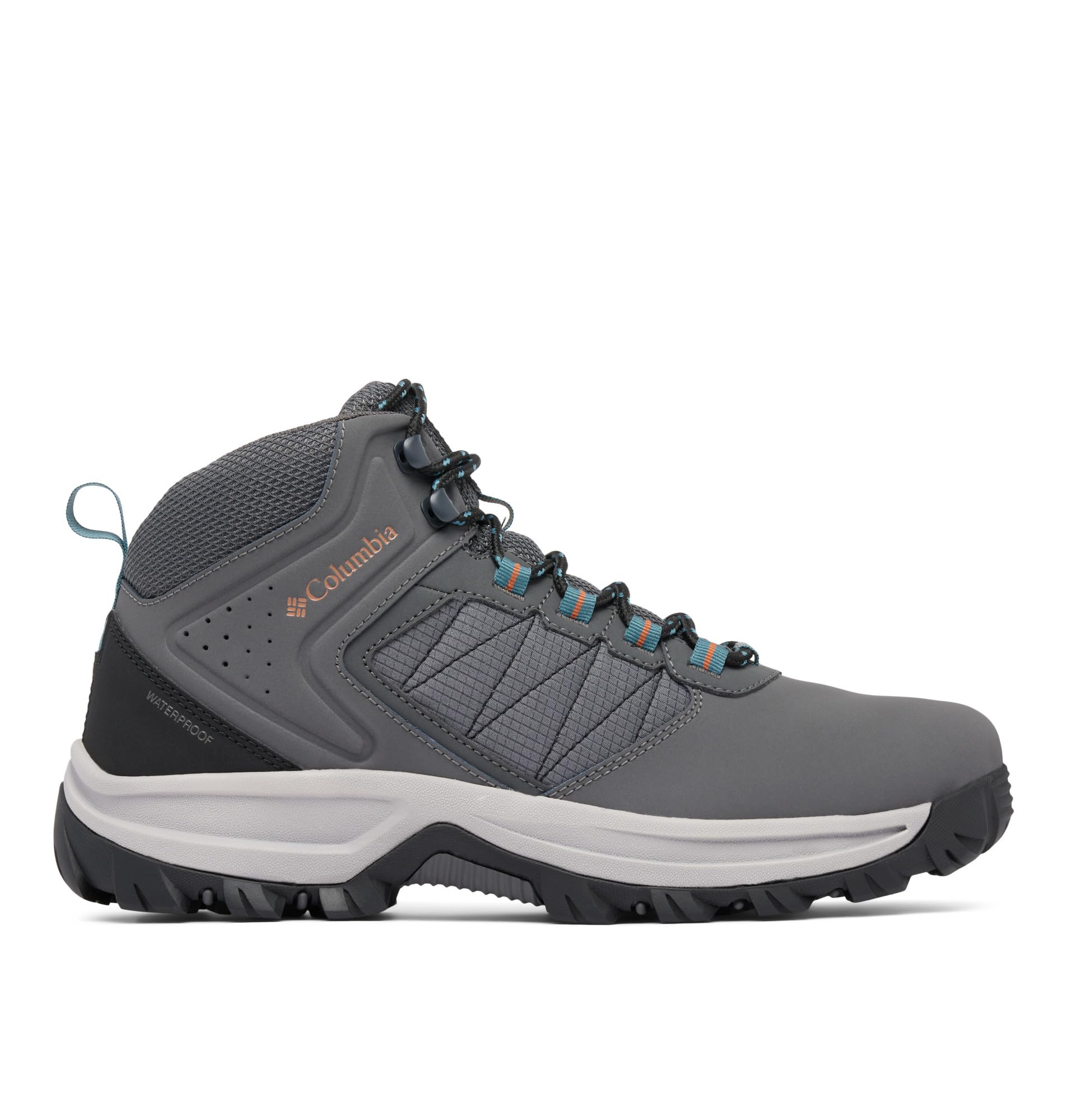 Columbia Mens Transverse Waterproof Hiking Boot, Dark Grey/Cloudburst, 11 Image