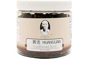 Huang LIAN - 黄连 - Goldthread Root - FUHENG福恒 - Since 1905-100g 1 Container Not Powdered