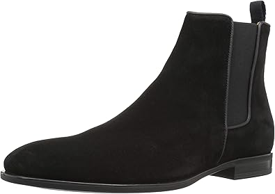 white suede chelsea boots