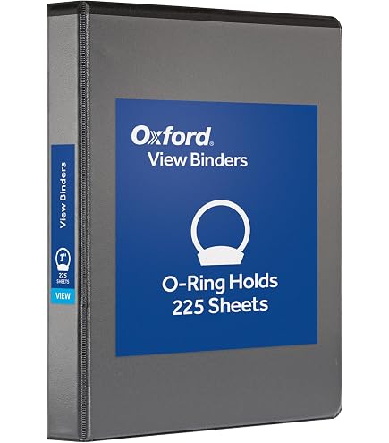 Samsill 1-Inch Value Binder - Black, Junior Size For School Or Office