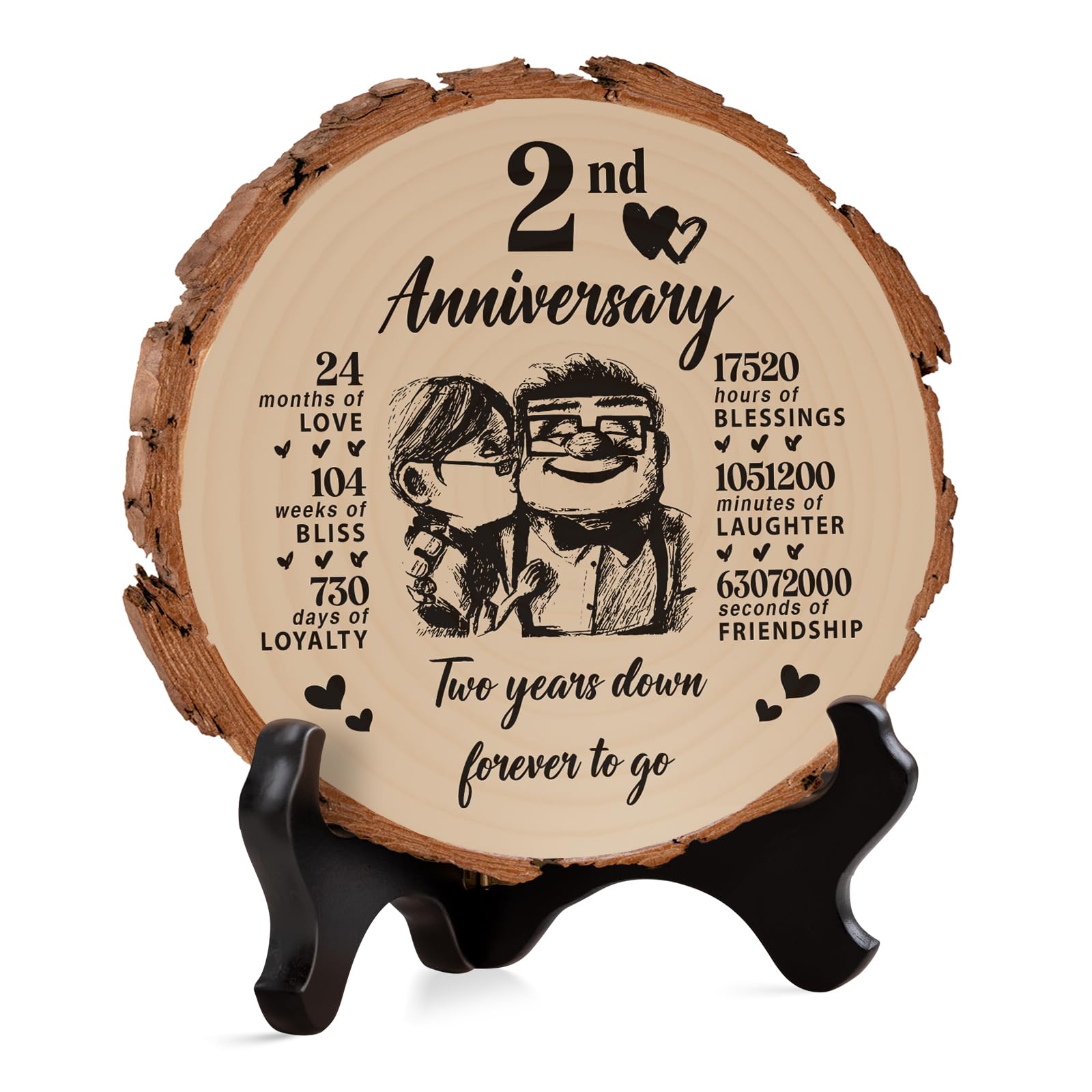 2nd Wedding Anniversary Unique Gifts, Cotton Anniversary Unique Gifts, Cotton Wedding Anniversary Unique Gifts, Cotton Anniversary Unique Gifts for Him, Wooden Plaque