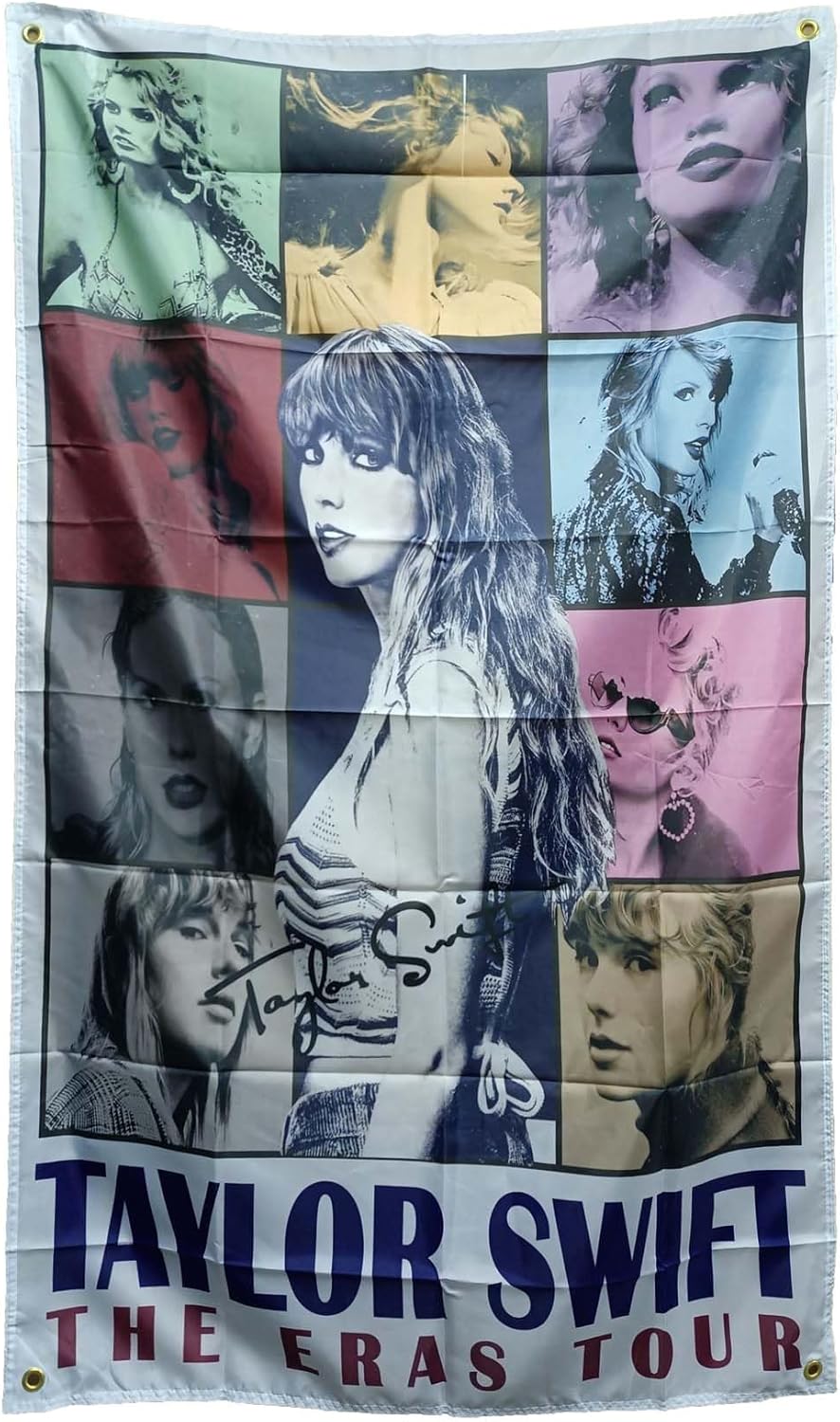Tapestries - oxpecker Taylor Swift Flag Eras Tour Signature Tapestry for Room College Dorm Bedroom Wall Indoor and Outdoor Fun Party Decor Swiftie Poster Gift Merch Banner 60