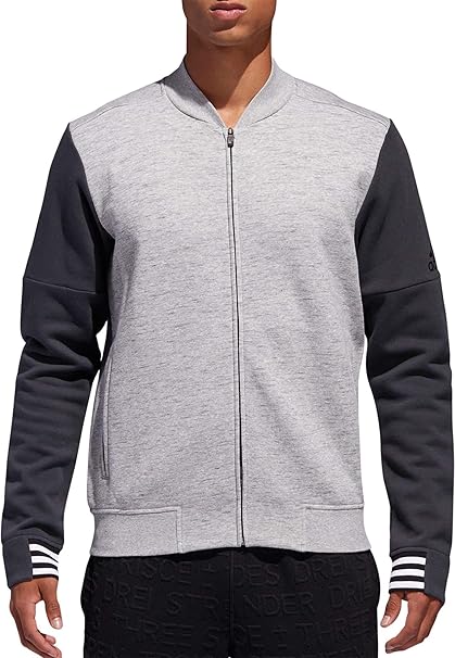 adidas men's post game fleece bomber jacket