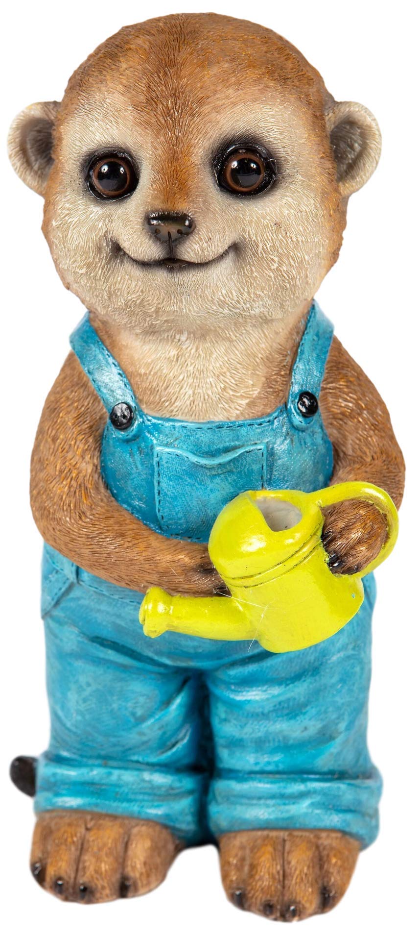 Meerkat Ornament Figurine Baby Boy Garden Home Décor Gardening Watering Can Indoor Or Out Frostproof 22cm