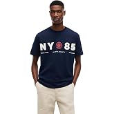 Tommy Jeans Men's Short Sleeve Cotton Graphic T-Shirts in Relaxed Fit