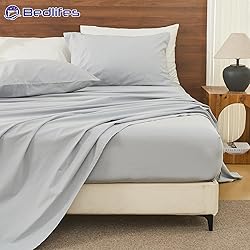 Bedlifes 100% French Pure Linen Sheets Queen Size