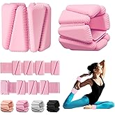 Wrist Weights, Adjustable Wrist Ankle Weights for Women, Wearable Arm & Leg Weights Set of 2(1 lb Each), Weighted Bangles for Walking, Yoga, Dance, Barre, Gym