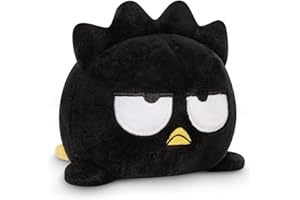 TeeTurtle - The Officially Licensed Original Sanrio Plushie - Badtz-Maru - Cute Sensory Fidget Stuffed Animals That Show Your Mood