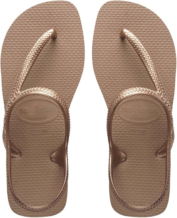 gold havaianas with diamante