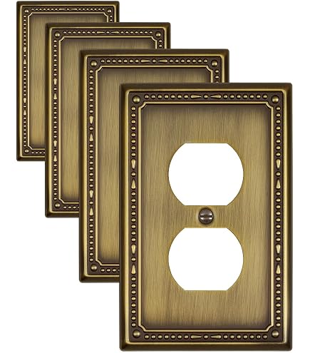 Floral Victorian Double Gang Toggle Switch Plate | House of Antique Hardware