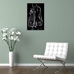 Modern Line Artwork Women And Men Nude Sexy Couples