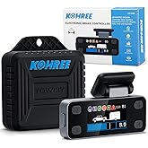 Kohree Upgraded Trailer Brake Controller Kit, Split Design, LCD Screen, Smart Chip, Proportional Braking, Electric Brake Controller for Trailers with 1-4 Axles
