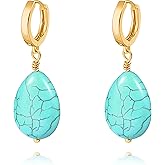 18K Gold Evil Eye Cross Huggie Hoop Earrings Dainty Simple Turquoise Drop Dangle Earrings for Women CZ Cute Earrings