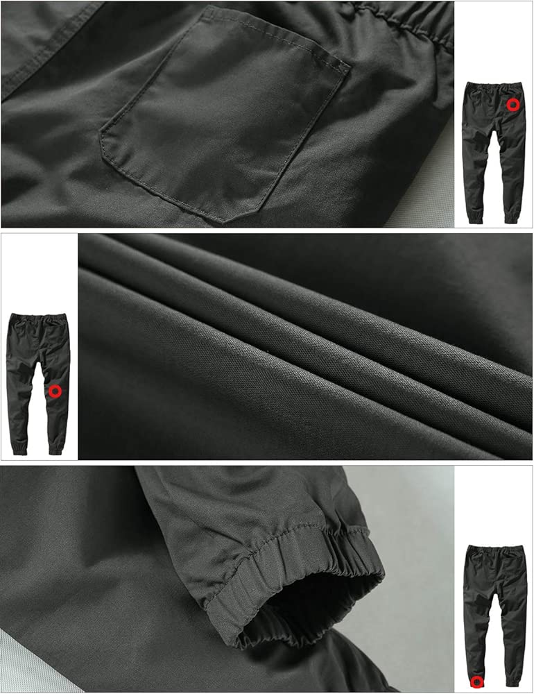 match men's chino jogger pants