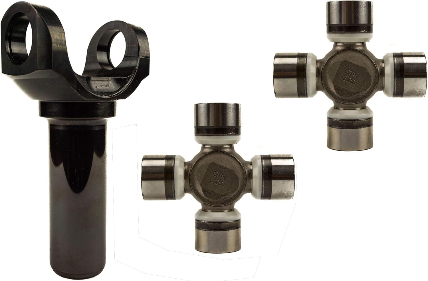 Amazon Com Sonnax Chromoly 1310 Series 27 Spline Slip Yoke And Spicer Solid Cross 1310 Series U Joints Rebuild Upgrade Kit Automotive