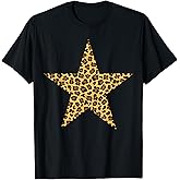 Leopard Print Star - Leopard Star T-Shirt