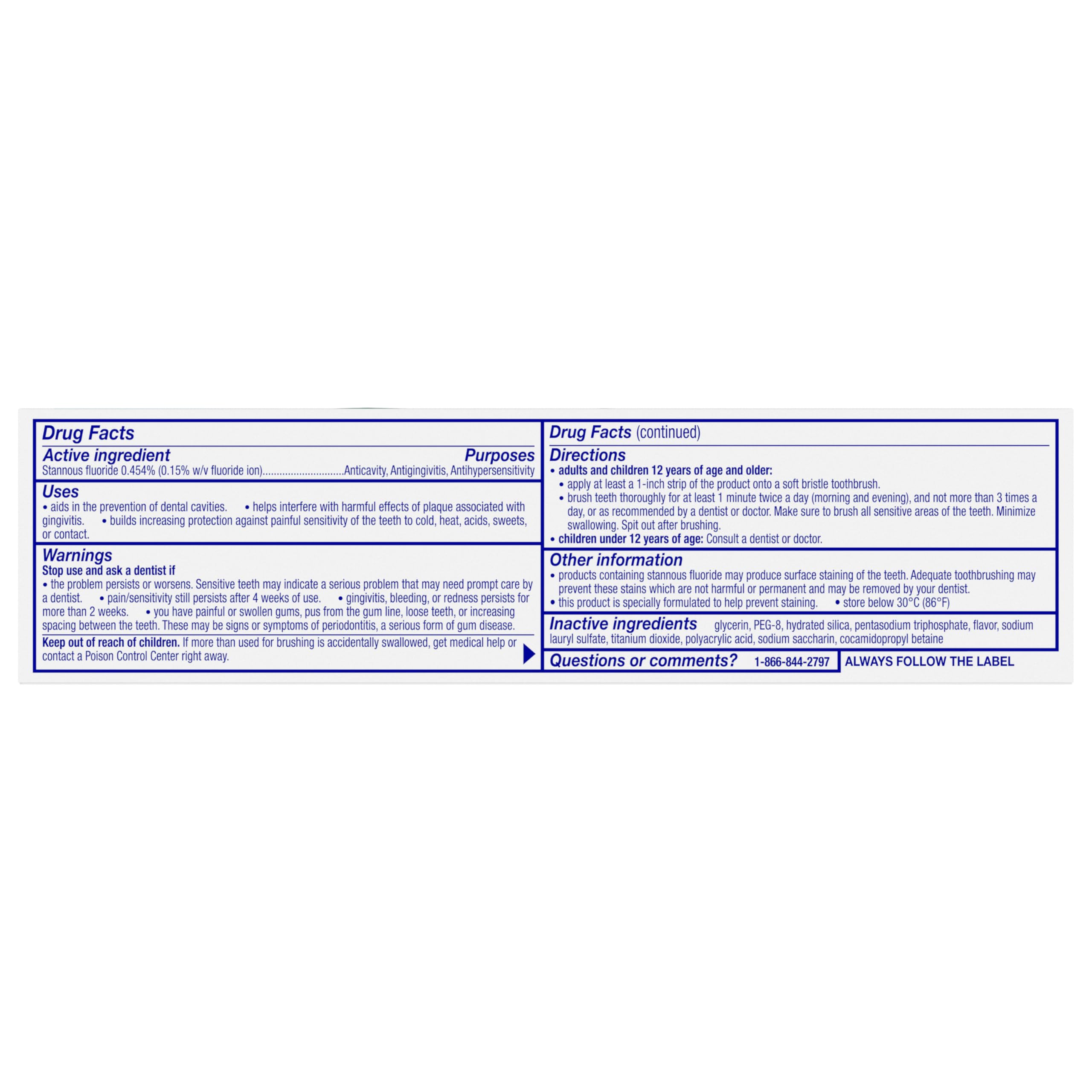 Sensodyne Complete Protection Sensitive Toothpaste for Sensitive Teeth - 3.4oz